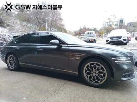 서울 휠수리 제네시스 G80 19인치휠 반광 스크래치 휠수리 작업 후기 / 성남시 시흥동
