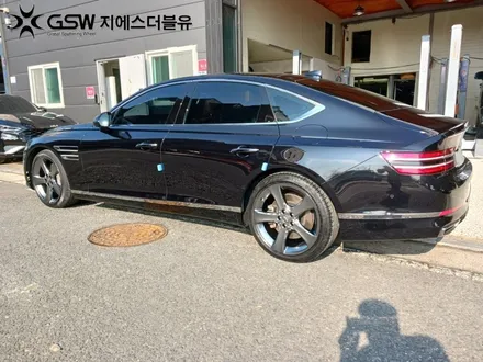 의왕 휠수리 제네시스 G80 20인치휠 반광 스크래치 휠수리 작업 후기 / 성남시 시흥동