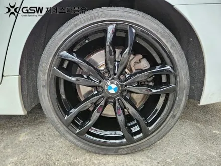 판교 BMW 휠도색 M550D 20인치휠 순정 휠에서 블랙유광 휠도색 작업 후기 / 성남시 시흥동