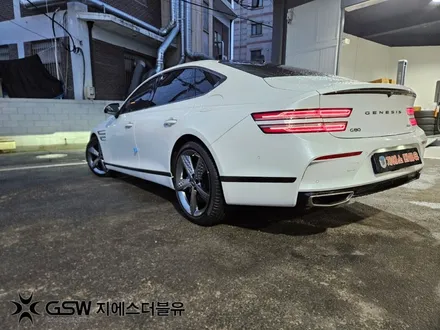 제네시스 G80 20인치 스포츠휠 고스트크롬 작업 후기 / 성남시 시흥동