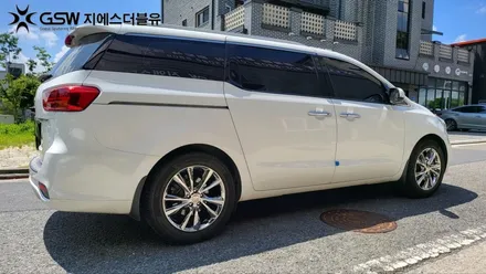 남양주 휠도색 카니발 19인치휠 화이트 크롬 작업 후기 / 성남시 시흥동
