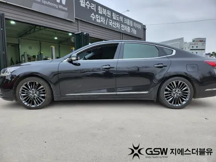기아 K7 19인치휠 블랙크롬 판교 휠도색 / 성남시 시흥동