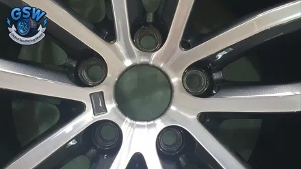 BMW 휠복원 520I 18인치휠 다이아컷팅 작업공정은? / 성남시 시흥동