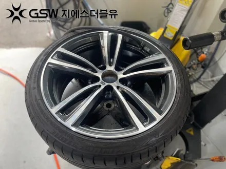 수원 BMW 휠복원 320D 19인치 스크래치로 인한 다이아컷팅 휠수리 작업 후기 / 성남시 시흥동