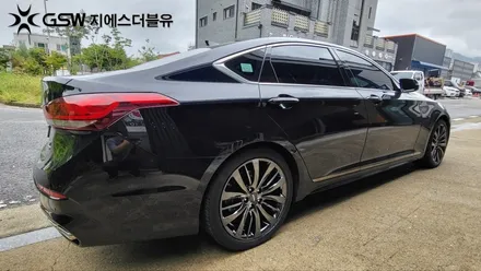 분당 휠도색 제네시스 G80 특별한 휠도색 작업공정으로 새휠 만들기 / 성남시 시흥동
