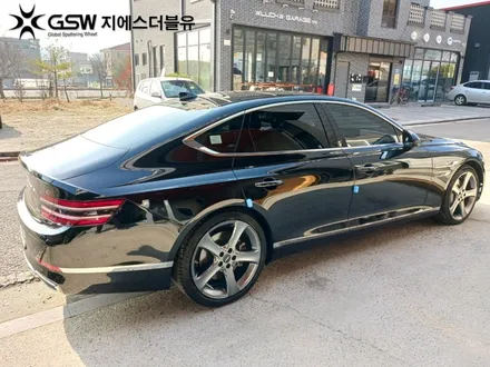 의왕 휠수리 제네시스 G80 20인치휠 반광 스크래치 휠수리 작업 후기 / 성남시 시흥동