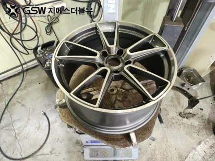 용인 포르쉐 911 20인치휠 다이아컷팅 휠복원 작업 후기 / 성남시 시흥동