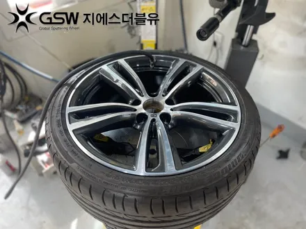수원 BMW 휠복원 320D 19인치 스크래치로 인한 다이아컷팅 휠수리 작업 후기 / 성남시 시흥동