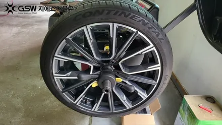 [이천 휠복원] BMW 740LI 20인치 휠 긁힘으로 인한 다이아컷팅 휠복원 작업 후기입니다. / 성남시 시흥동