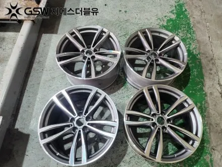 일산 휠수리 BMW 740D 19인치휠 상처로 인한 다이아컷팅 휠수리 장착 작업 후기 / 성남시 시흥동