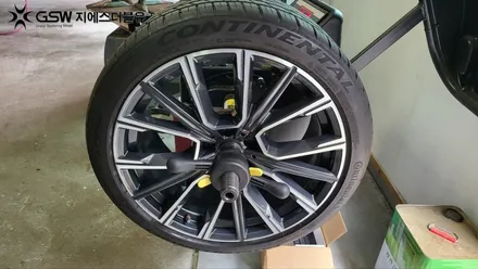 용인 BMW 휠복원 740LI 20인치휠 스크래치로 인한 다이아컷팅 휠복원 작업 후기 / 성남시 시흥동