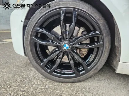 판교 BMW 휠도색 M550D 20인치휠 순정 휠에서 블랙유광 휠도색 작업 후기 / 성남시 시흥동