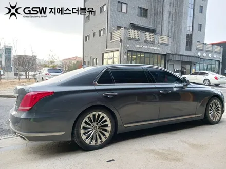 분당 휠복원 제네시스 EQ900 19인치휠 복원 잘하는 업체! 지에스 더블유! / 성남시 시흥동