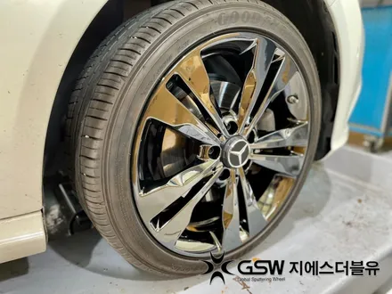 수원 벤츠 휠 도색 CLA 200D 18인치휠 블랙크롬 잘하는 업체 소개해 드립니다! / 성남시 시흥동