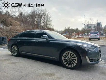 분당 휠복원 제네시스 EQ900 19인치휠 복원 잘하는 업체! 지에스 더블유! / 성남시 시흥동