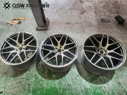 수원휠복원 벤츠 AMG GT 21인치휠 다이아컷팅 작업 후기 / 성남시 시흥동