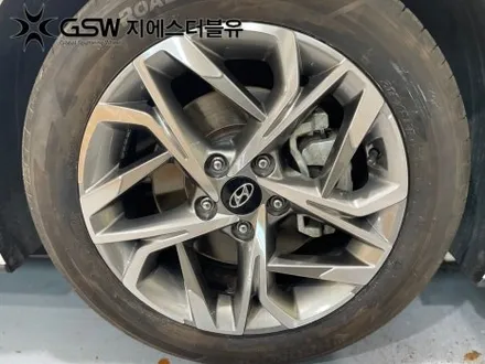 판교 쏘나타 휠복원 DN8 17인치 휠 다이아컷팅 휠 복원장착 작업 후기 / 성남시 시흥동