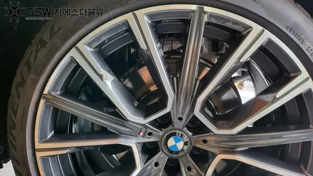 [이천 휠복원] BMW 740LI 20인치 휠 긁힘으로 인한 다이아컷팅 휠복원 작업 후기입니다. / 성남시 시흥동