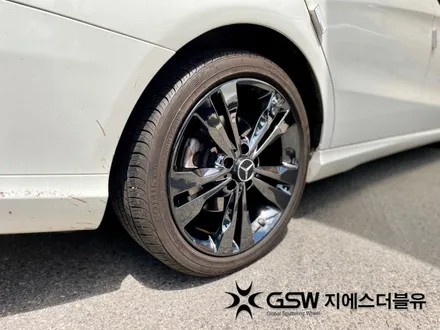 수원 벤츠 휠 도색 CLA 200D 18인치휠 블랙크롬 잘하는 업체 소개해 드립니다! / 성남시 시흥동