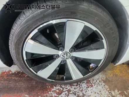 판교 폭스바겐 비틀 18인치 휠 스크래치로 인한 다이아컷팅 휠복원 작업 후기 / 성남시 시흥동