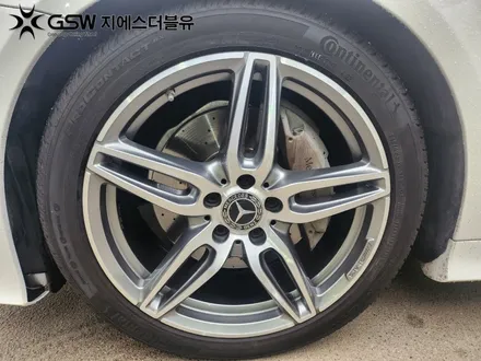 강남 휠복원 벤츠 E클래스 AMG 컷팅 휠 복원 잘하는 업체! 지에스더블유! / 성남시 시흥동