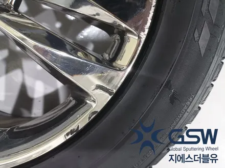 [지에스더블유 수원점] 쏘렌토 19인치 순정 크롬 상처로 인한 휠복원 수원휠복원 스퍼터링 크롬 작업 후기 / 성남시 시흥동