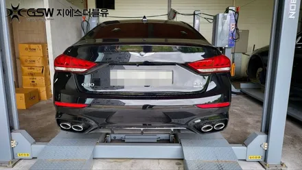 분당 휠도색 제네시스 G80 특별한 휠도색 작업공정으로 새휠 만들기 / 성남시 시흥동