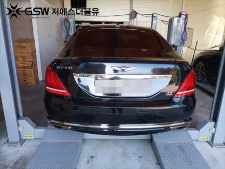 제네시스 EQ900 19인치휠 서울 휠도색 꼼꼼하게 잘하는 업체! GSW! / 성남시 시흥동