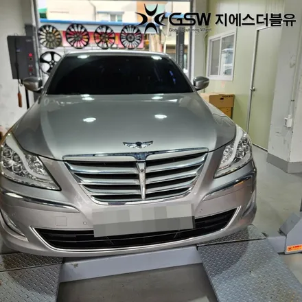 수지 제네시스 휠복원 BH 19인치휠 다이아몬드 컷팅 휠복원 작업 후기 / 성남시 시흥동