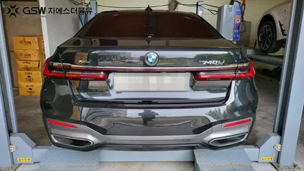 용인 BMW 휠복원 740LI 20인치휠 스크래치로 인한 다이아컷팅 휠복원 작업 후기 / 성남시 시흥동