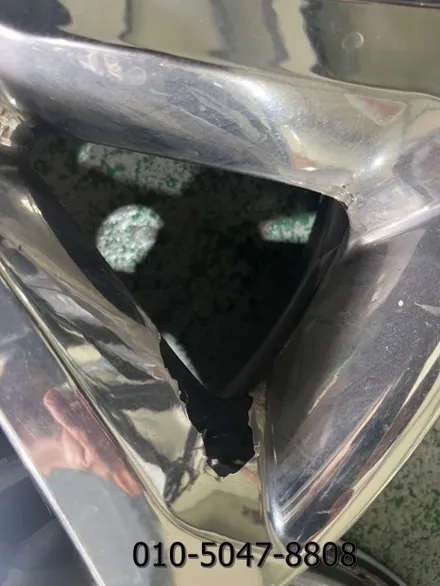 올뉴카니발 19인치 크롬 상처로 인한 휠복원 및 휠도색 차량 탁송 처리 작업 후기입니다 / 성남시 시흥동