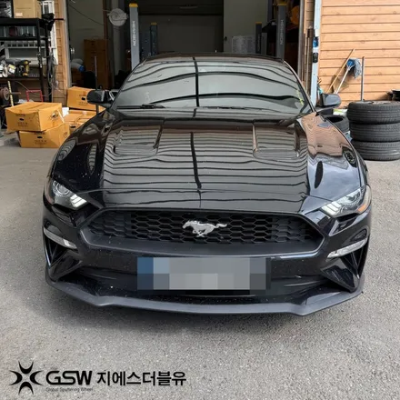 포드 머스탱 19인치휠 블랙무광 판교 휠도색 / 성남시 시흥동