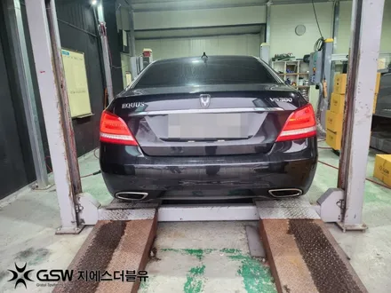 에쿠스 VS380 19인치휠 순정휠에서 화이트 크롬 안산 휠도색 / 성남시 시흥동