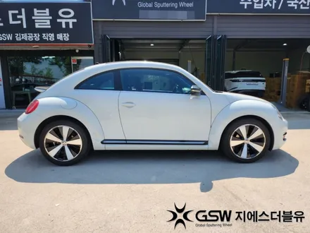 판교 폭스바겐 비틀 18인치 휠 스크래치로 인한 다이아컷팅 휠복원 작업 후기 / 성남시 시흥동