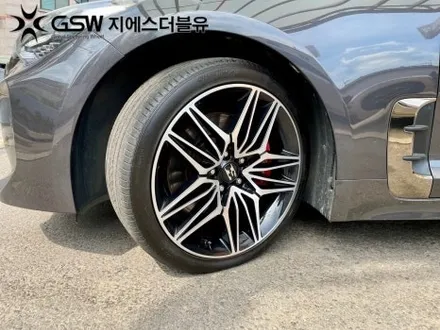 [안산 휠수리] 기아 스팅어 마이스터 19인치 다이아컷팅 휠복원 잘하는 업체 지에스 더블유! / 성남시 시흥동