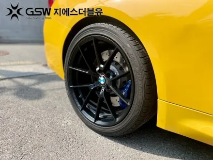수원 휠도색 BMW M4 19인치휠 독특한 블랙무광 도색 후기 / 성남시 시흥동