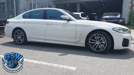 BMW 휠복원 520I 18인치휠 다이아컷팅 작업공정은? / 성남시 시흥동
