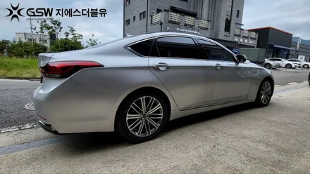 여주 휠복원 제네시스 G80 18인치 다이아컷팅 휠복원 작업 후기 / 성남시 시흥동