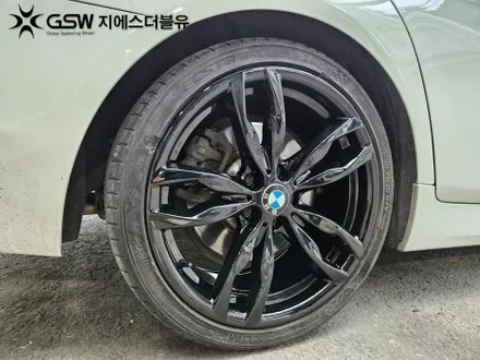 판교 BMW 휠도색 M550D 20인치휠 순정 휠에서 블랙유광 휠도색 작업 후기 / 성남시 시흥동