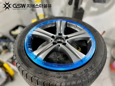 강남 휠복원 벤츠 E300 18인치휠 다이아컷팅 휠복원 작업 후기 / 성남시 시흥동