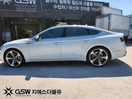 성남 아우디 A5 20인치휠 다이아컷팅 휠복원 작업 후기 / 성남시 시흥동