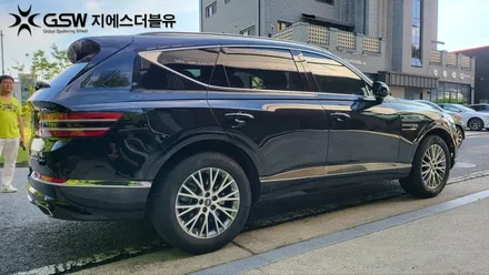 제네시스 GV80 19인치 인천 휠복원 잘하는 곳! 지에스 더블유! / 성남시 시흥동