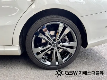 수원 벤츠 휠 도색 CLA 200D 18인치휠 블랙크롬 잘하는 업체 소개해 드립니다! / 성남시 시흥동