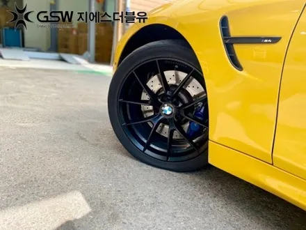 수원 휠도색 BMW M4 19인치휠 독특한 블랙무광 도색 후기 / 성남시 시흥동
