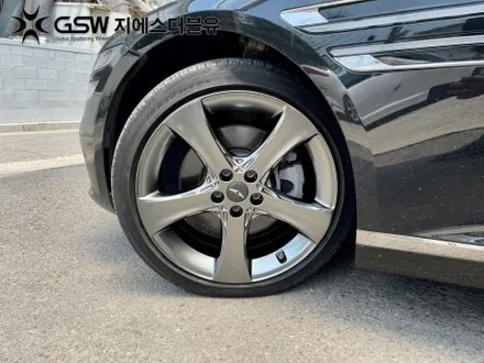 시흥 휠도색 제네시스 G80 20인치휠 블랙유광에서 순정색상으로 작업 후기 / 성남시 시흥동