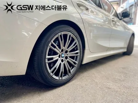 수원 휠도색 BMW 320I 꼼꼼한 도색 작업 후기 / 성남시 시흥동