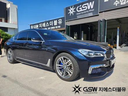 일산 휠수리 BMW 740D 19인치휠 상처로 인한 다이아컷팅 휠수리 장착 작업 후기 / 성남시 시흥동