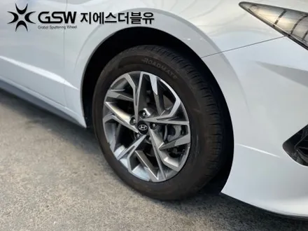 판교 쏘나타 휠복원 DN8 17인치 휠 다이아컷팅 휠 복원장착 작업 후기 / 성남시 시흥동