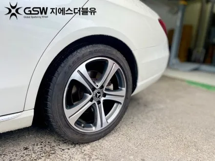 강남 휠복원 벤츠 E300 18인치휠 다이아컷팅 휠복원 작업 후기 / 성남시 시흥동