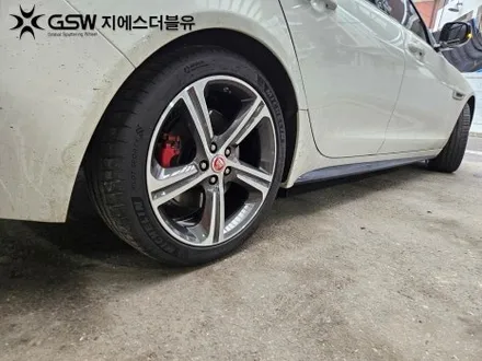 수원휠복원 재규어 XF 19인치 컷팅휠 작업 후기 / 성남시 시흥동